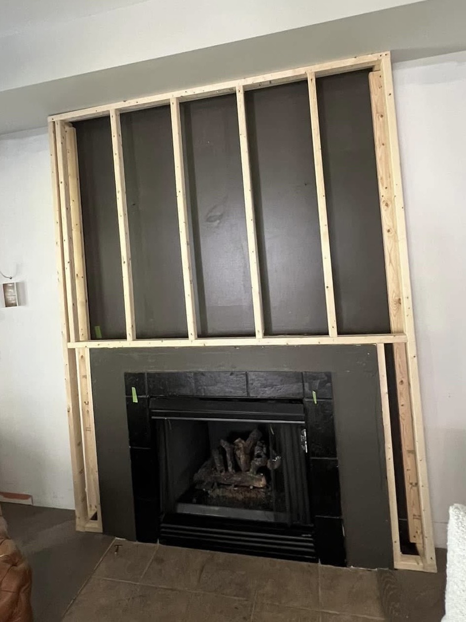 Fireplace tile
