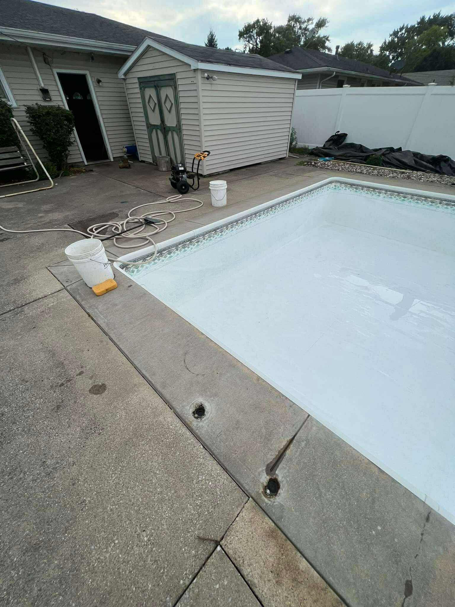 Concrete wash