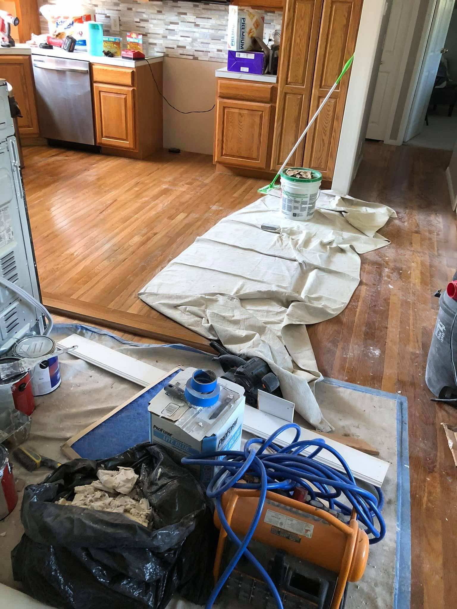 Tile floor